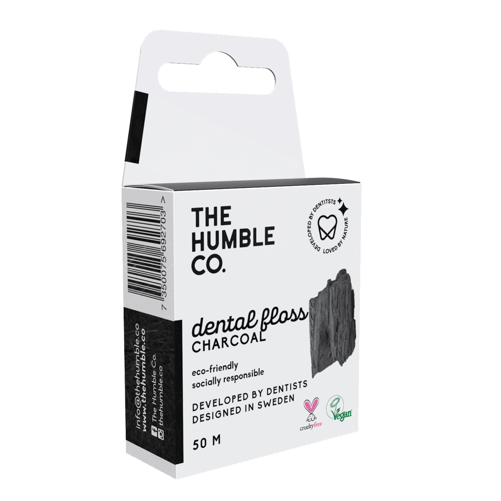 DENTAL FLOSS - CHARCOAL 50 M