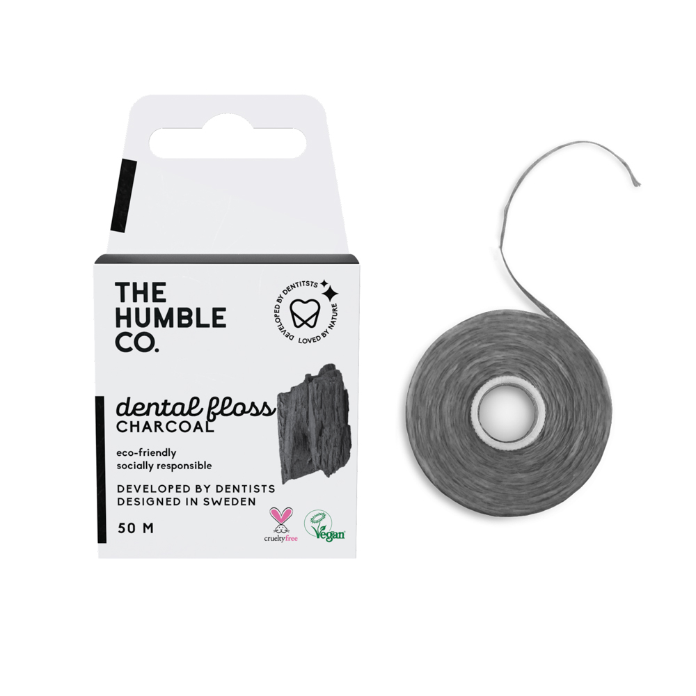 DENTAL FLOSS - CHARCOAL 50 M