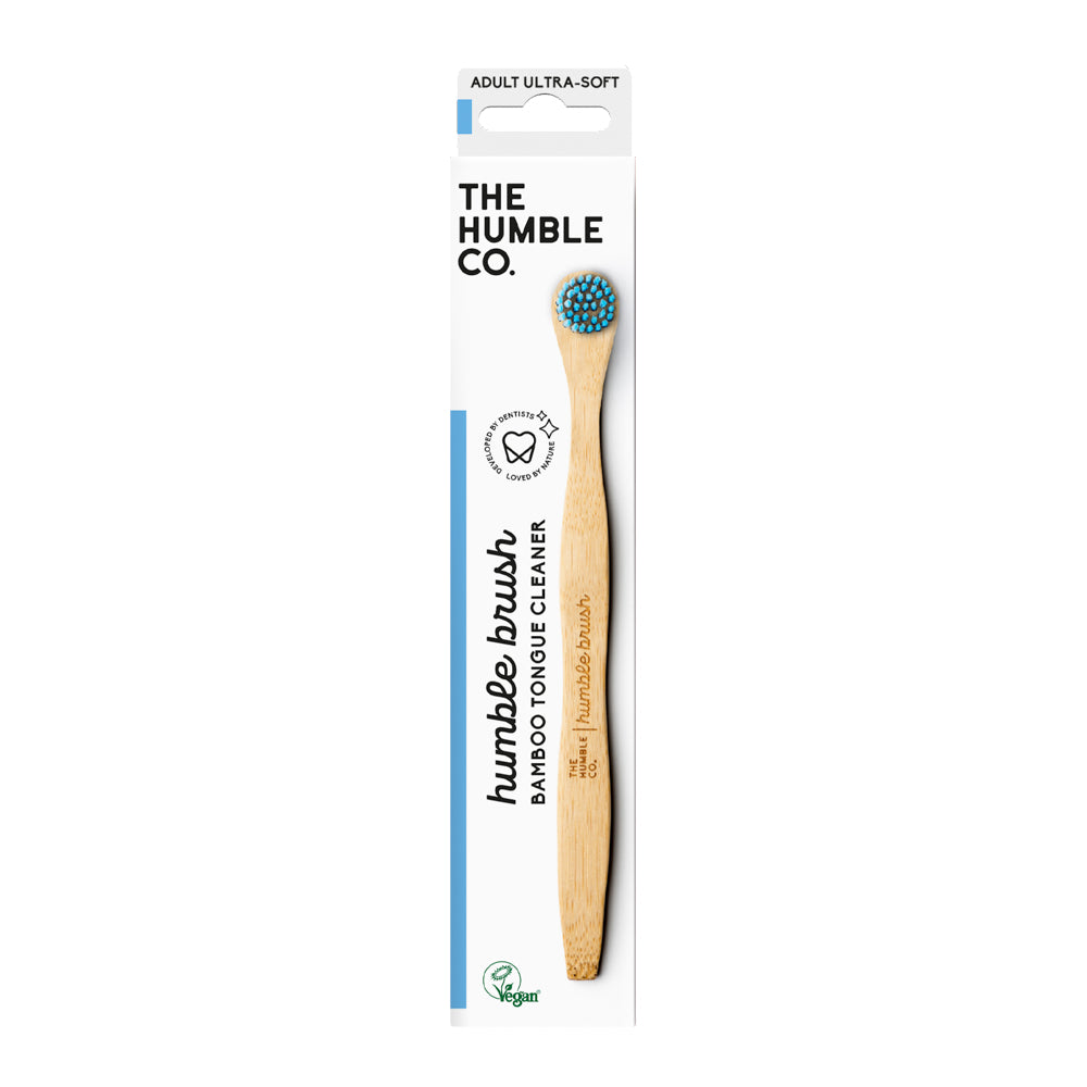 HUMBLE TONGUE SCRAPER - BLUE, ULTRA-SOFT