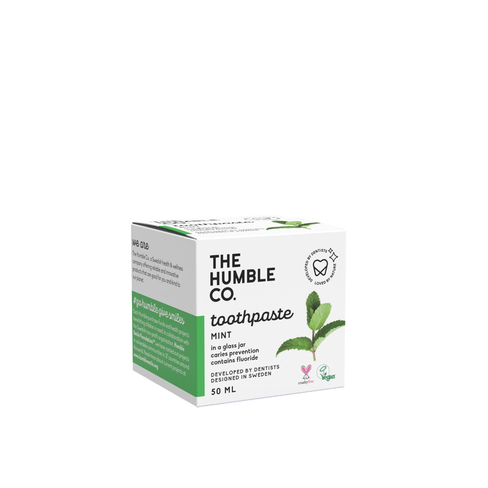 HUMBLE NATURAL TOOTHPASTE IN JAR - FRESH MINT - 50 ML