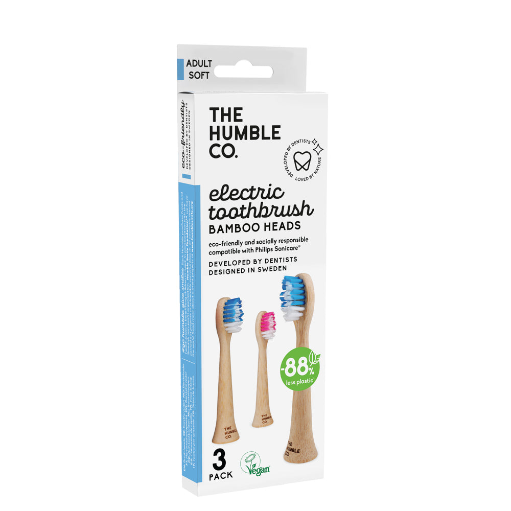 ELECTRICAL TOOTHBRUSH HEADS - 3 PACK - SOFT