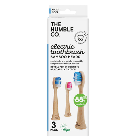 ELECTRICAL TOOTHBRUSH HEADS - 3 PACK - SOFT