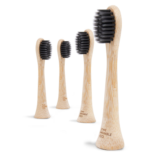 ELECTRICAL TOOTHBRUSH HEADS - SENSITIVE CHARCOAL - 3 PACK - SOFT