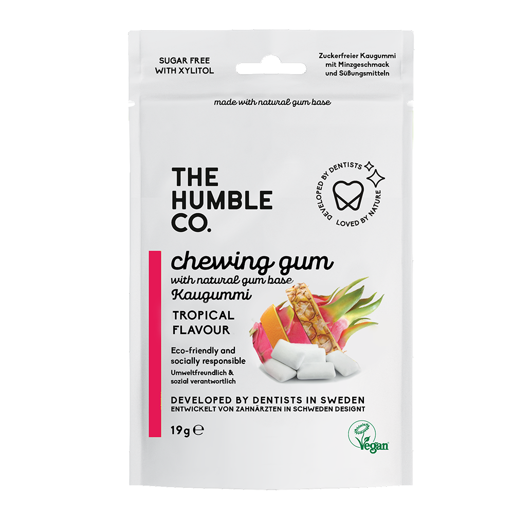 HUMBLE NATURAL CHEWING GUM - TROPICAL FRUITS