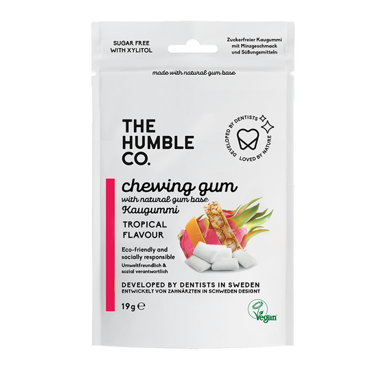 HUMBLE NATURAL CHEWING GUM - TROPICAL FRUITS